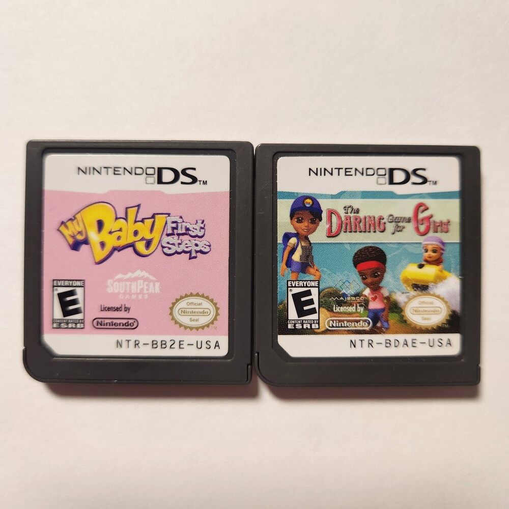 DS Bundle Game: The Daring Game For Girls & My Baby First Steps